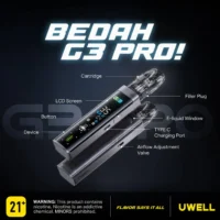 DM_20250502154045_002_2383e156-87e8-4572-a62b-1ce08bd4c1a9.webp UWELL Caliburn G3 PRO 套裝|全屏UI |全系列 G3 煙彈相容