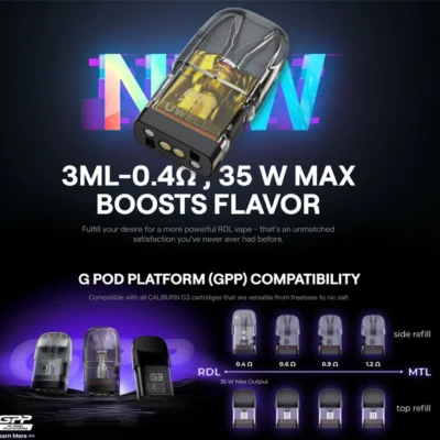 DM_20250502154045_010.webp UWELL Caliburn G3 PRO 套裝|全屏UI |全系列 G3 煙彈相容