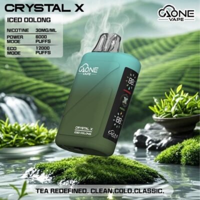 AONE VAPE Crystal 水晶二代一次性電子煙 | 12000口耐抽不走味