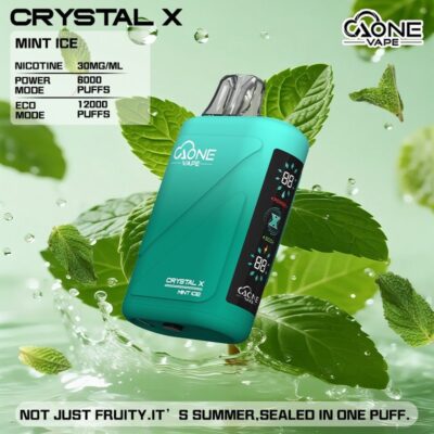 AONE VAPE Crystal 水晶二代一次性電子煙 | 12000口耐抽不走味