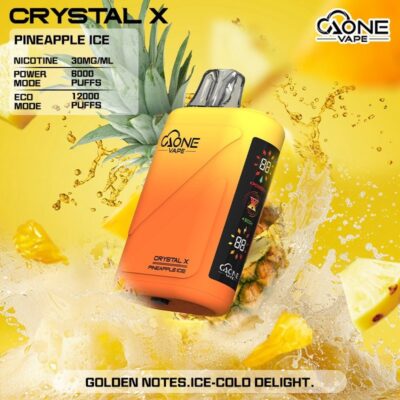 AONE VAPE Crystal 水晶二代一次性電子煙 | 12000口耐抽不走味