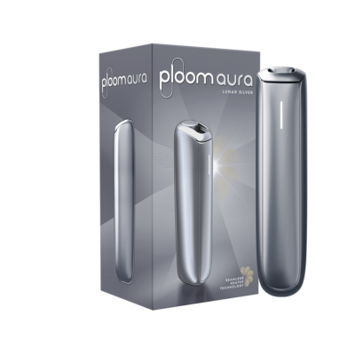 aura-device-silver-primary.png ploom aura加熱菸主機(新色綠色-銀色)|SMART HEATFLOW 智能加熱技術