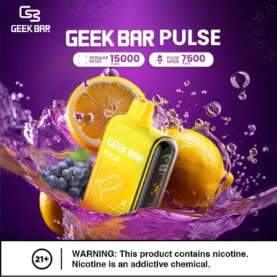 【現貨供應】Geek Bar Pulse 15000口歐美爆款｜拋棄式小煙人氣首選