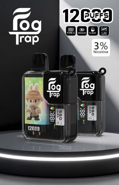 Fog Trap 12000 口卡通電子煙｜拉布布/小新款 超大電量 不燙口