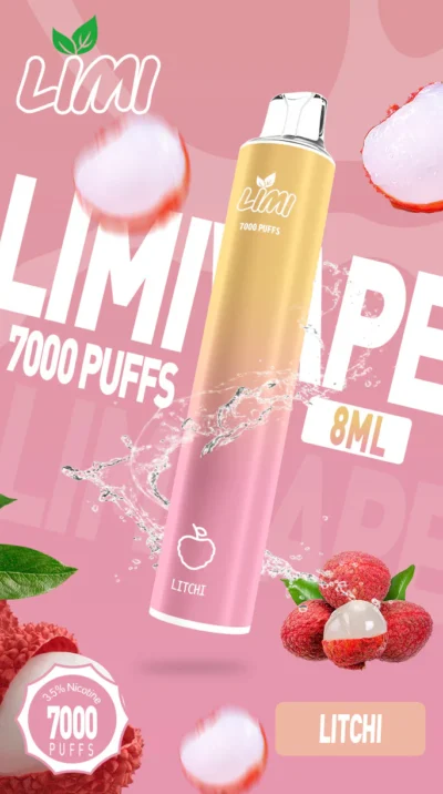 LIMI 7000 Puffs 拋棄式電子煙｜智能氣動感應 即吸即用 台灣現貨
